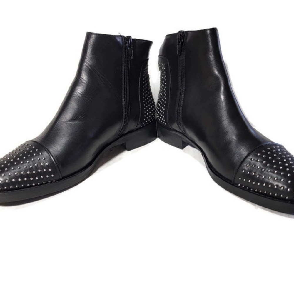 Estelle Monelle Made in Italy Studded Ankle Boots Women's Euro 36